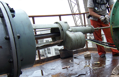 案例開孔鉆現(xiàn)場(chǎng)